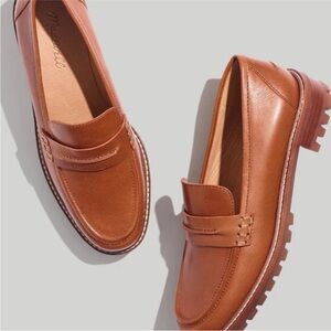 Madewell Brown Leather Loafers